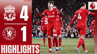 Brilliant Reds Score Four Liverpool 41 Chelsea  HIGHLIGHTS [upl. by Russia286]