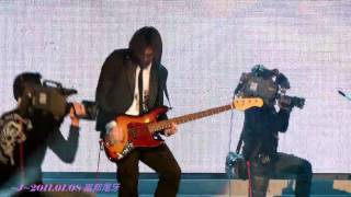 五月天 Mayday 110108 瑪莎Bass Solo [upl. by Orat]