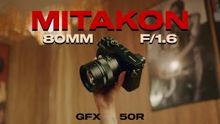 Mitakon Speedmaster 80mm f16 on the GFX 50R [upl. by Conner669]