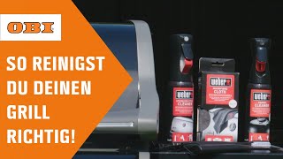 Grill reinigen So pflegst du Gas und Kohlegrill  OBI [upl. by Atteuqnas]