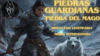 Skyrim Legendaria  Piedra del Mago y Primera Cama Gratis  Cauce Boscoso  Armaduras Encantadas [upl. by Chemaram]