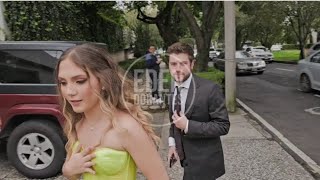 SOFÍA CASTRO BODA NICOLÁS Hijo de LUDWIKA PALETA y PLUTARCO Llega a boda de la actriz [upl. by Aria871]