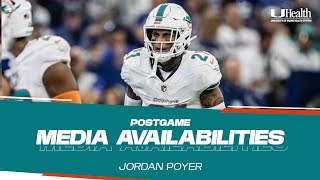 Jordan Poyer meets with the media after MIAvsBUF  Miami Dolphins [upl. by Onimod326]