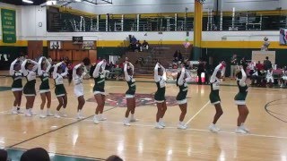 Attucks cheerleaders turnt up for senior night [upl. by Kroo]