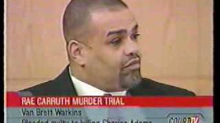 4 Rae Carruth Trial Testimony of Van Brett Watkins [upl. by Orms]