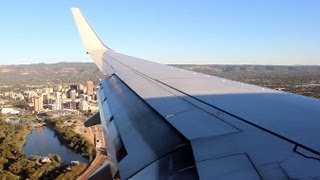 Qantas 737800 QF697 Melbourne to Adelaide  VHVZE [upl. by Naivatco888]