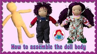 DIY  How to sew a Waldorf Doll Body Step by Step  Sami Doll Tutorials [upl. by Einner]