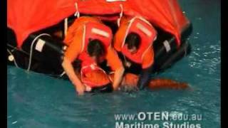 Survival  Boarding liferaft  DanishRoll [upl. by Tedmann]