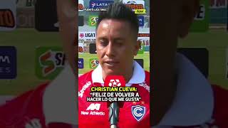 CHRISTIAN CUEVA tras VOLVER al FÚTBOL en UTC 12 CIENCIANO quotEs un momento feliz para miquot  Depor [upl. by Aguie]