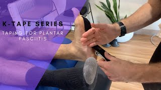 Ktaping for Plantar Fasciitis [upl. by Nahgem]