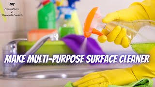 DIY – How To Make Multi Purpose Surface Cleaner Make Surface Disinfectant Spray At Home [upl. by Gney]