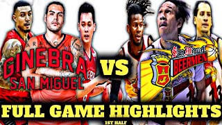 GAME 3 SEMI FINALS GINEBRA VS SMB FULL GAME HIGHLIGHTS  48TH PBA COMMISSIONERS CUP  1st HALF [upl. by Lanti]