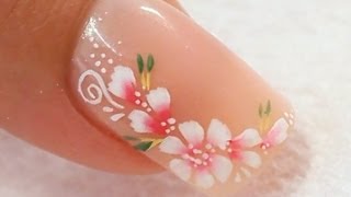 Nail Art sur Ongle Acrylique Naturel Tutoriel par Naio Nails [upl. by Marshall]