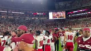 RAMMER JAMMER after Alabama’s 630 win over Western Kentucky [upl. by Sioled]