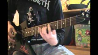 Megadeth  Psychotron cover por Feliiippe rhythm guitar [upl. by Reteip]