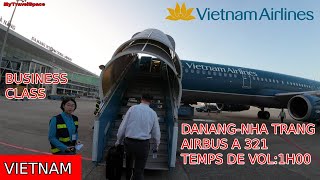 VIETNAM AIRLINES DANANG NHA TRANG BUSINESS CLASS [upl. by Disini]