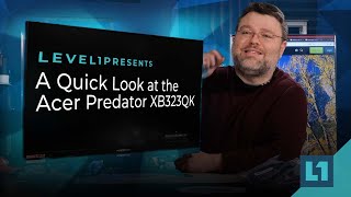 A Quick Look at Acer Predator XB323QK [upl. by Copp]