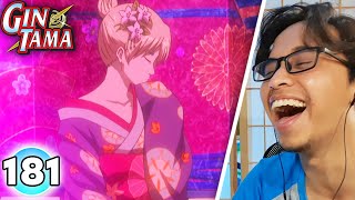 TSUKUYO OUTTA POCKET  Gintama Episode 181 Reaction [upl. by Ojaras]