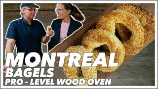 How To Make Montreal Style Bagels Recipe In A Wood Oven  Glen And Friends Cooking [upl. by Ameerahs]