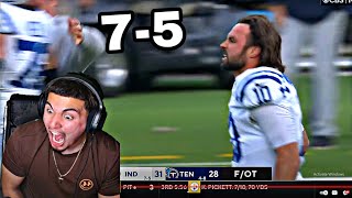 MINSHEW MANIAAAAA Colts Vs Titans 2023 Week 13 Highlights Reaction [upl. by Eelytsirk]