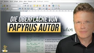 In Papyrus Autor zurechtfinden Aufbau und Oberfläche Papyrus Autor Tutorial 2 [upl. by Ishii]