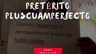 Pretérito Pluscuamperfecto Modo Indicativo [upl. by Auqeenahs]