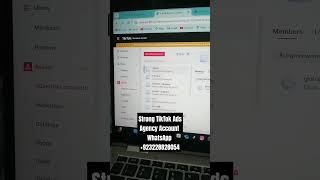 To buy Strong TikTok Ads Agency Account or Bussiness center  TikTok ads Agency Account Pakistan [upl. by Evreh]