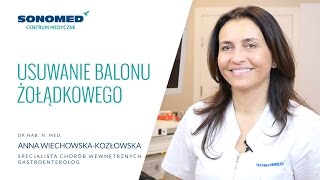 Usuwanie balonu żołądkowego  Centrum Sonomed [upl. by Salamone]