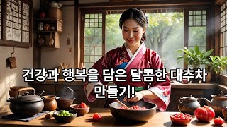 불면증과 소화기능 개선에 효과좋은 대추차 쉽게 만들기 [upl. by Eldorado]