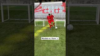 Musiala and Kane take on the Two Goal Challenge 🥅⚽️🥅 [upl. by Saimon485]