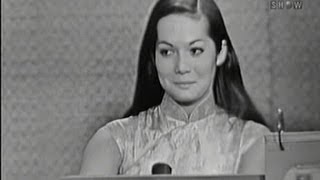 Whats My Line  Nancy Kwan Lord Robert Boothby panel Dec 4 1960 [upl. by Ynohtnakram346]