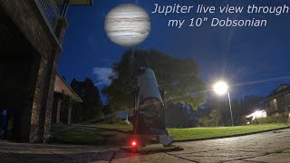 Jupiter with my 10” Dobsonian [upl. by Donela717]