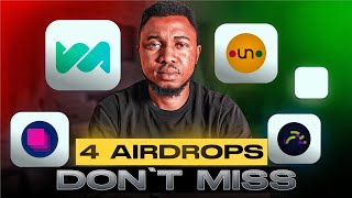 4 AIRDROPS To Do Right Now  Airdrops Tutorials STEP BY STEP [upl. by Llertnauq]