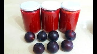 Doğal konsantre erik meyve suyu nasıl yapılırpüf noktalarıyla ev yapımıplum fruit juice [upl. by Frankhouse]