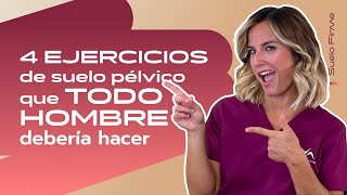 🚀💪🏼💥4 EJERCICIOS de suelo pélvico que todo HOMBRE debería hacer 🚀💪🏼💥 [upl. by Ellary]