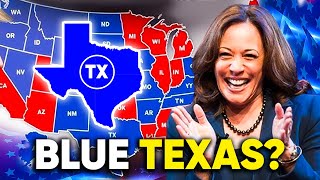 Texas Turning BLUE Early Voting Signals Big Surge for Kamala Harris in 2024 [upl. by Bihas680]