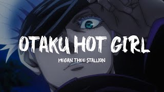 Megan Thee Stallion  Otaku Hot Girl Lyrics Video  Gojo Satoru [upl. by Lorrayne]