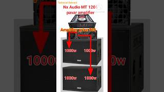 Nx Audio MT 1201 amplifier par kitne bass chalay [upl. by Inoy]