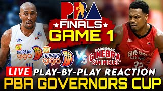 🔴LIVE PBA FINALS GAME 1 BRGY GINEBRA VS TALK N TEXT 2024 GOVERNORS CUP PlaybyPlay Reaction [upl. by Acirdna]