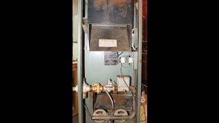 Service of the antique pilot furnace part 1 [upl. by Willet]