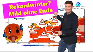 Rekordwinter CFSPrognose voll auf Mildkurs Dominiert Westwetterlage bis Ende Februar Unwetter [upl. by Rubin422]