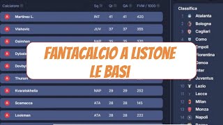 Fantacalcio a Listone Le Basi [upl. by Emmalee]