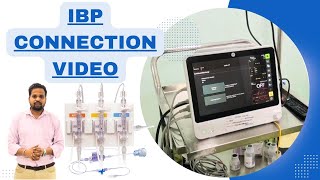 IBP Connection video Patient monitor IBP videoICU Patient monitor IBP short video [upl. by Otes]