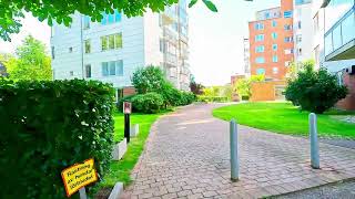 Gothenburg Sweden walk around Eriksberg 2024 4k [upl. by Nancie]