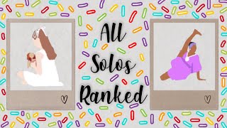 Every dance moms solo ranked [upl. by Cecile699]