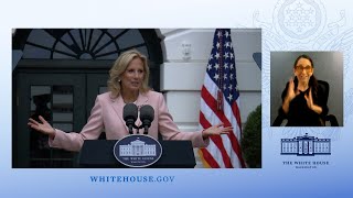 First Lady Jill Biden Hosts a Celebration of the Opening of The Peoples House [upl. by Eidarb]