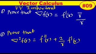 09 find the value of grad fr  divdiv fr  Problem of vector Differentiation  vector calculus [upl. by Tadio]