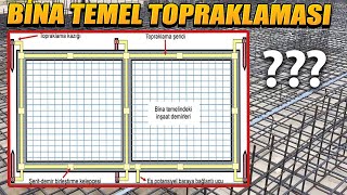 BİNA TEMEL TOPRAKLAMASI NASILYAPILIR Temel Topraklaması [upl. by Brightman]