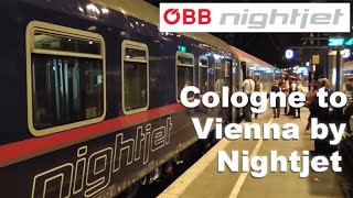 Cologne to Vienna by Nightjet sleeper train [upl. by Stine]