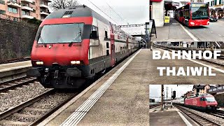 Züge beim Bahnhof Thalwil  Trains at Thalwil station 2020 [upl. by Geanine]